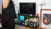 Glass Display Cabinet RGB LED Motion Sensor Charging Station for Collectibles
