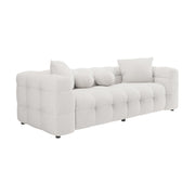 Cream Boucle 3 Seater Cloud Sofa - Alessia ALS001