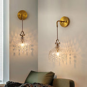Luxury Glass Crystal Wall Light Nordic Style Chandelier Pendant Home Wall Light
