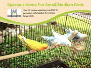 African Grey Cage Large Open Playtop Parrot Bird Cage for Cockatiels with Stand