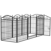 Indoor/Outdoor Pet Dog Pen Puppy Playpen Garden Enclosure Run Cage Metal Barrier