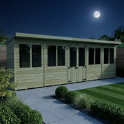 Total Sheds Pent Summer House Various Sizes Pressure Treated UK Manufactured