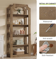 5-Tier Wooden Bookshelf, 70