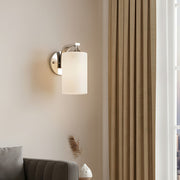 Minimalist Milk Glass Wall Light Lamp Body E27 Lamps Holder Wall Mounted Lights