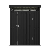 8.5ft x 5.4ft Pent Metal Garden Storage Shed Motorcycle Sheds with Lockable Door