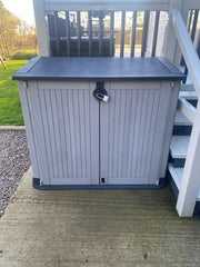 Large Keter MIDI Store 4x3 FT Garden 880L Storage Box Shed Outside Bike Bin Tool