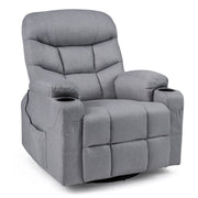 Recliner Chair Nursery Rocking Chair with Massage & Heat