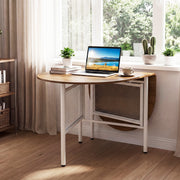 Farmhouse Writing Table 150 CM Foldable Dining Table for 6-8 People