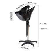 Mobile Portable Shampoo Sink Salon Hair Washing Basin Sink BackWash Hairdresser