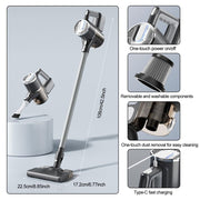 180W Cordless Vacuum Airgility Quick Vac Lite Multi-Surface Cleaner 22.2V 900ML