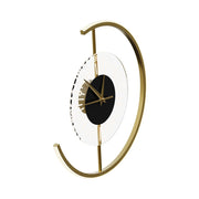 Dimmable LED Wall Lights 3 Colors Round Clock Wall Lamp Bedroom Living Room Lamp
