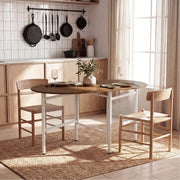 Farmhouse Writing Table 150 CM Foldable Dining Table for 6-8 People