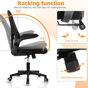Home Office High Back Mesh Office Chair Ergonomic Desk Chair with Lumbar Dovppik