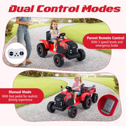 24V Ride On Tractor Kids Electric Vehicle w/ Music
