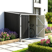 Outdoor Lockable Bicycle Shed Bike Storage Tools Box Garden 4 3 Bicycles Parking