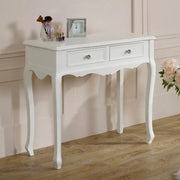 White console dressing table French shabby chic bedroom living room furniture