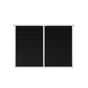 7x4ft Plastic Garden Shed Outdoor Tool Bike Storage Hut Lockable Utility Cabinet