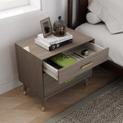 Large 6 Drawer Chest Of Drawers & Pair of 3 Drawer Bedside Tables - Oslo Dark Wo