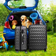 Hard Shell PC+ABS Cabin Suitcase 4 Wheel Travel Luggage Trolley Lightweight Case