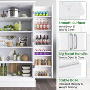 120cm Kitchen Pantry Cupboard Freestanding Larder Storage Cabinet with