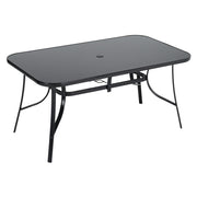 Outdoor Garden Furniture Table And Chairs 4/6 Seat Patio Dining Set Parasol Hole