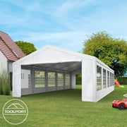 Marquee Party Tent gazebo shelter 5x10 m PE 350 N white