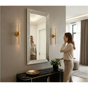 Extra Large Mirror Silver Bevelled Thick Classic Art Frame Wall 140cm x 80cm