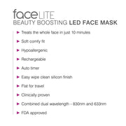 Rio FaceLite LED Face Mask L18/P36 Anti Ageing Beauty Light Therapy Treatment