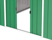 Duramax ECO 10 x 10 Hot-Dipped Galvanized Metal Garden Shed - Green with