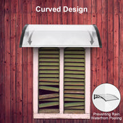 Door Canopy Awning Rain Shelter Front Back Porch Outdoor Shade Patio Roof Cover