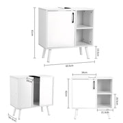 Under Sink Cabinet Bathroom Basin Unit Cupboard Storage Furniture & Shelf Awovbb