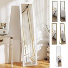 Full Length Mirror 37 x 157 cm Hanging and Freestanding Tall Mirror Refurbished