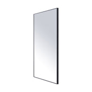Black Frame Rectangle Mirror 40 x 60 cm Home Bathroom Wall Mounted Vanity Decor