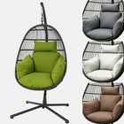 Egg Chair Cushion, Waterproof Hanging Swing Chair Cushion for Indoor & Outdoor