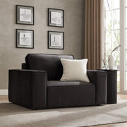 Dusk Brooklyn Ink Velvet Loveseat RRP £660