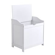 Large Laundry Hamper Bin Clothes Storage Cabinet Chest Wooden Shaker Unit Home