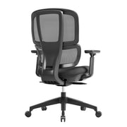 Dams Shelby Mesh Back Operator Office Chair Black Lumbar Support Ergonomic