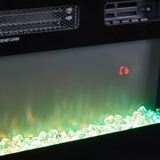 70inch TV Stand Cabinet With Electric Fireplace Unit With LED 12Colour Furniture