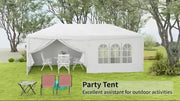 6 x 3(m) Outdoor Gazebo Canopy Party Tent with 6 Removable Side Walls for Garden