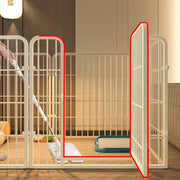 6Panel Dog Pet Puppy Playpen Metal Indoor Outdoor Dog Fence for Small Medium Dog
