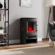 Electric Fire Stove Panorama Freestanding Electric Fireplace 8 Colors LED Flame