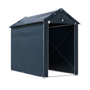 4 x 8FT Garden Storage Shelter Bike Shed Log Store Motorbike Moped Scooter Cover