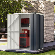 Outdoor Lockable Bicycle Shed Equipment Storage Tool Box Garden Log Garbage Bin
