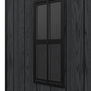 4 x 8ft Grey Wood Effect Plastic Garden Shed Outdoor Utility Tool Storage House