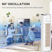 Portable Air Cooler, 6L Tank Humidifier Evaporative Ice Cooling Fan (NO REMOTE)