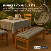 Hanging Egg Chair Cushion for Garden, Outdoor Swing Chair Seat Pad Cushion Round