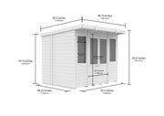 Total Sheds Pent Summer House Various Sizes Pressure Treated UK Manufactured