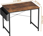 80cm Writing Computer Desk Office Work Desk Student Worker Laptop