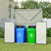 Large Lockable Storage Box Garden Outside Bicycle Bike Garbage Bin Tool Sheds UK