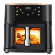 OYAJIA Air Fryer 10L with Easy-View Window, Touch Controls, Nonstick, 6 Function